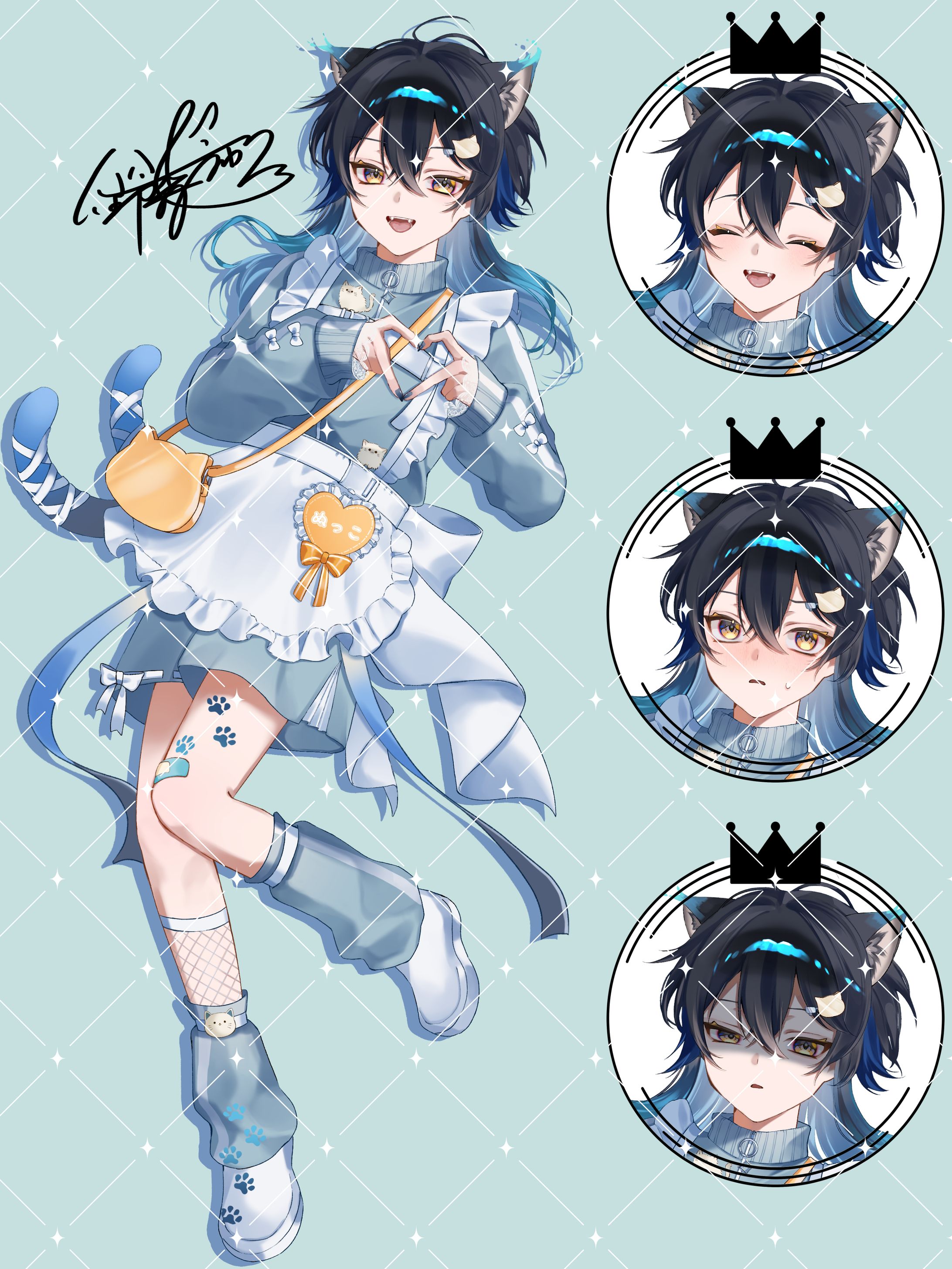 『お仕事』IRIAM立ち絵イラスト-1