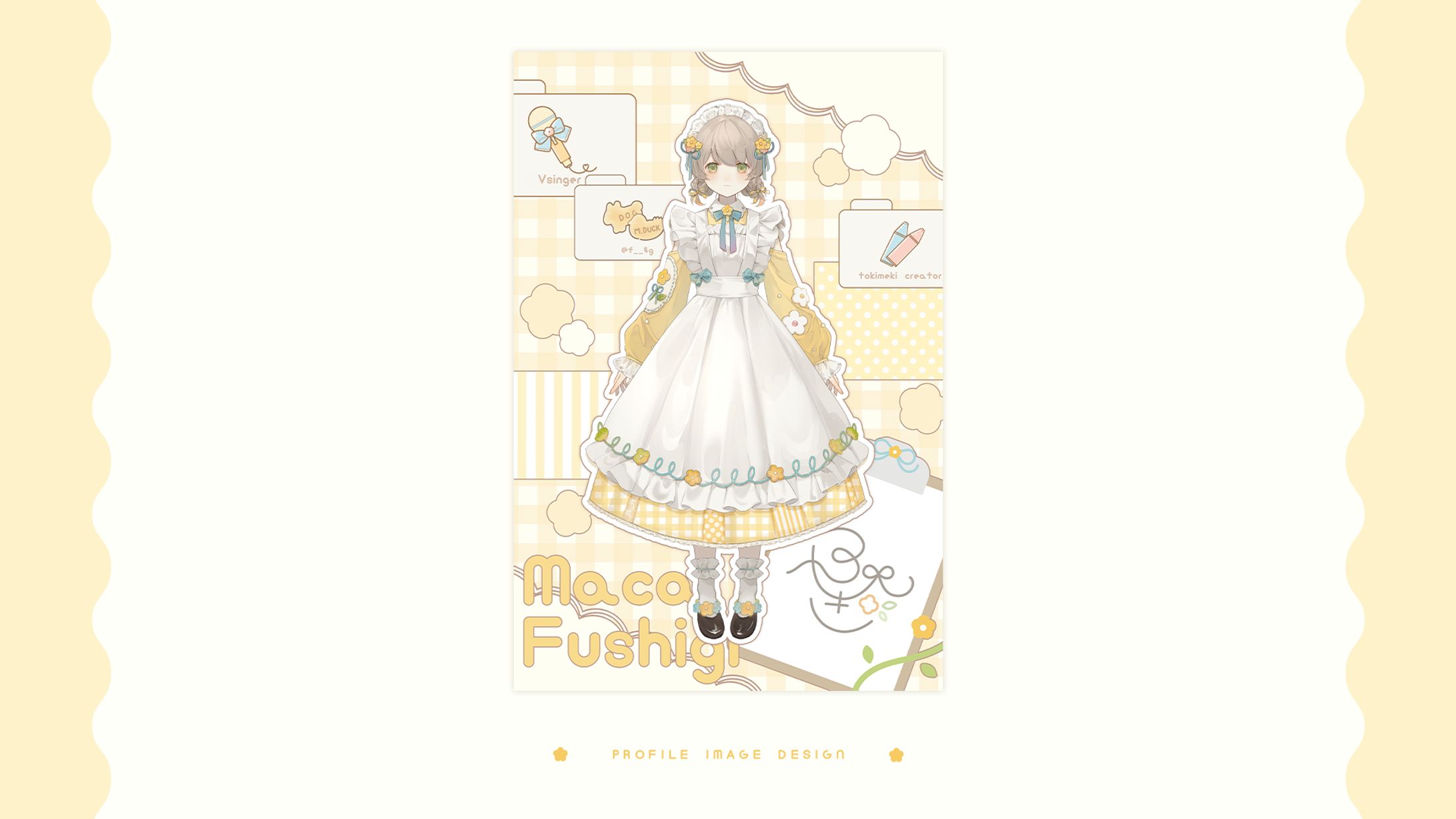 profile image design / 魔花ふしぎ-1