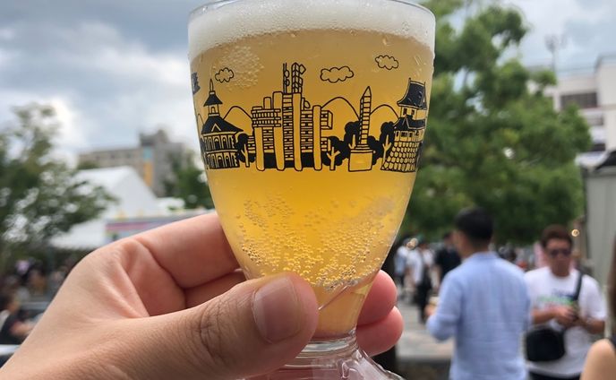 地ビールフェスト甲府2018　グラスデザイン