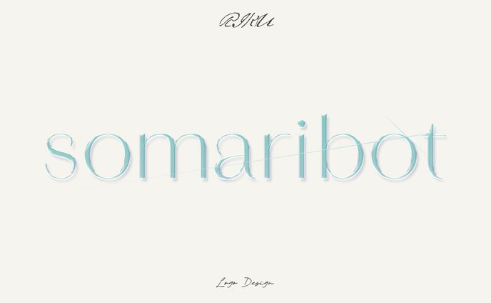 ネームロゴ、amara