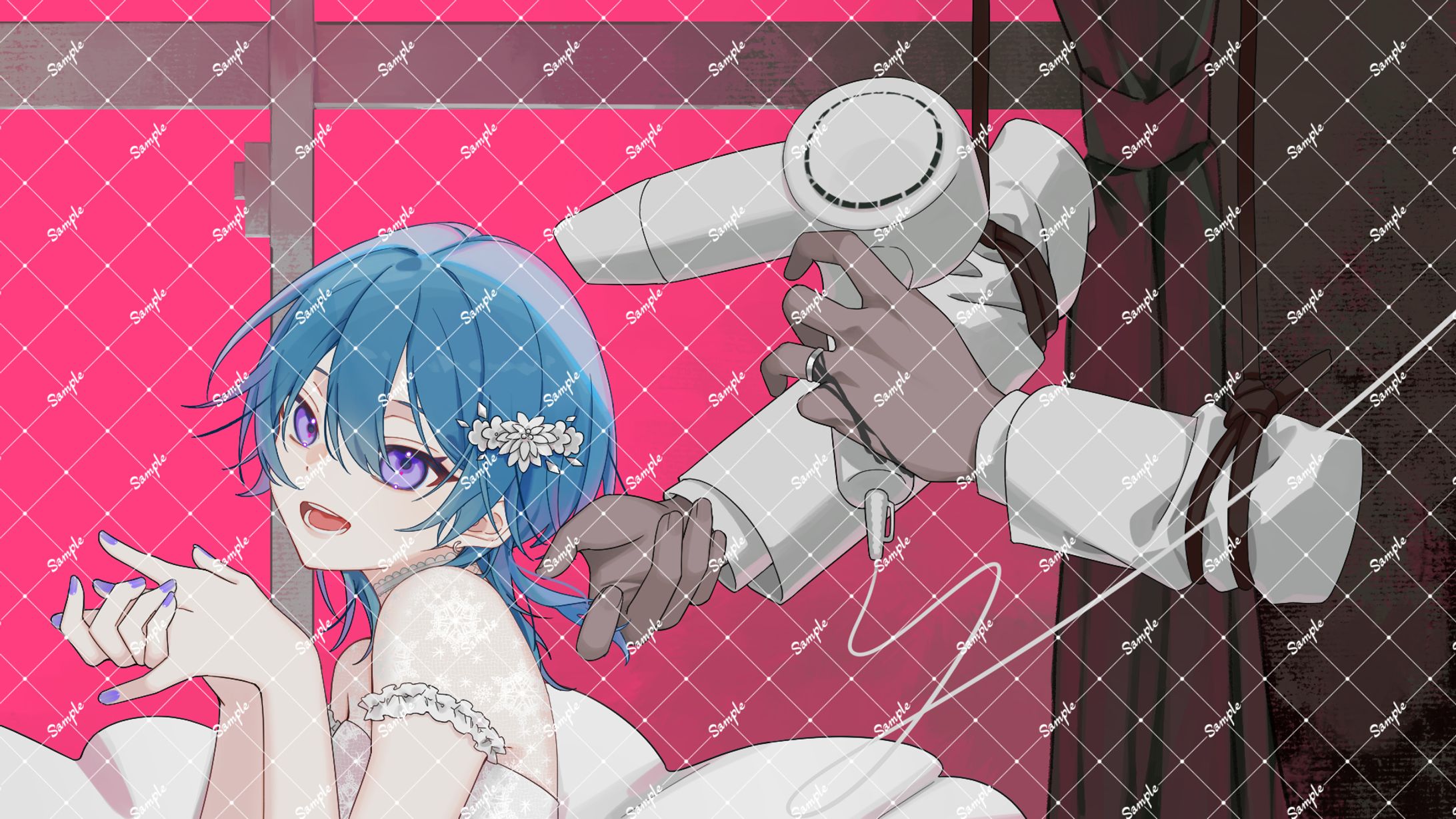 【work】氷川あくる様 歌ってみたイラスト-1