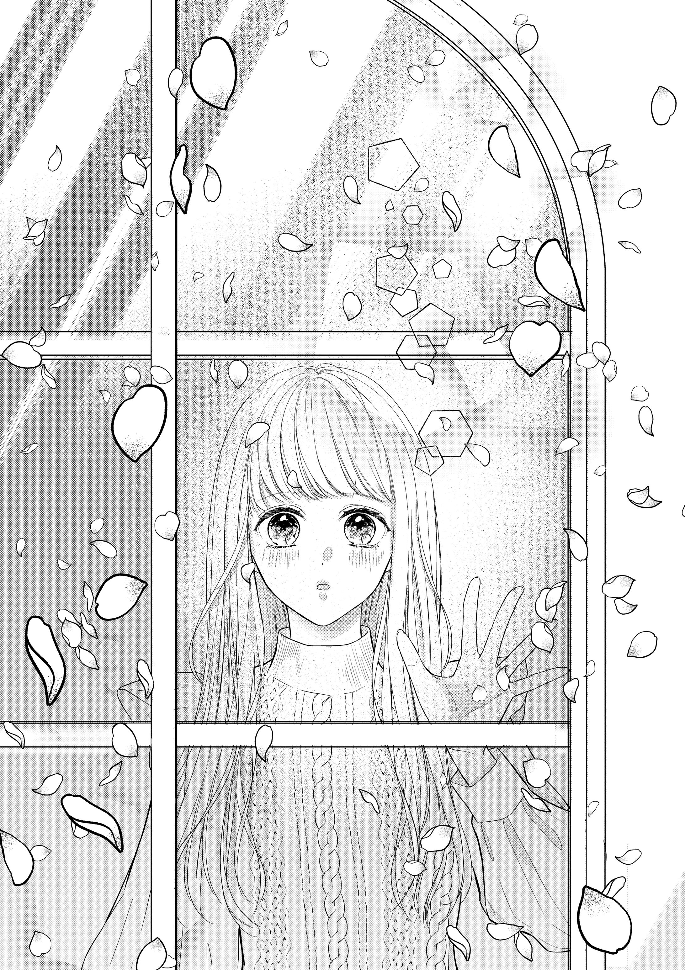 モノクロ漫画/snowstep-1