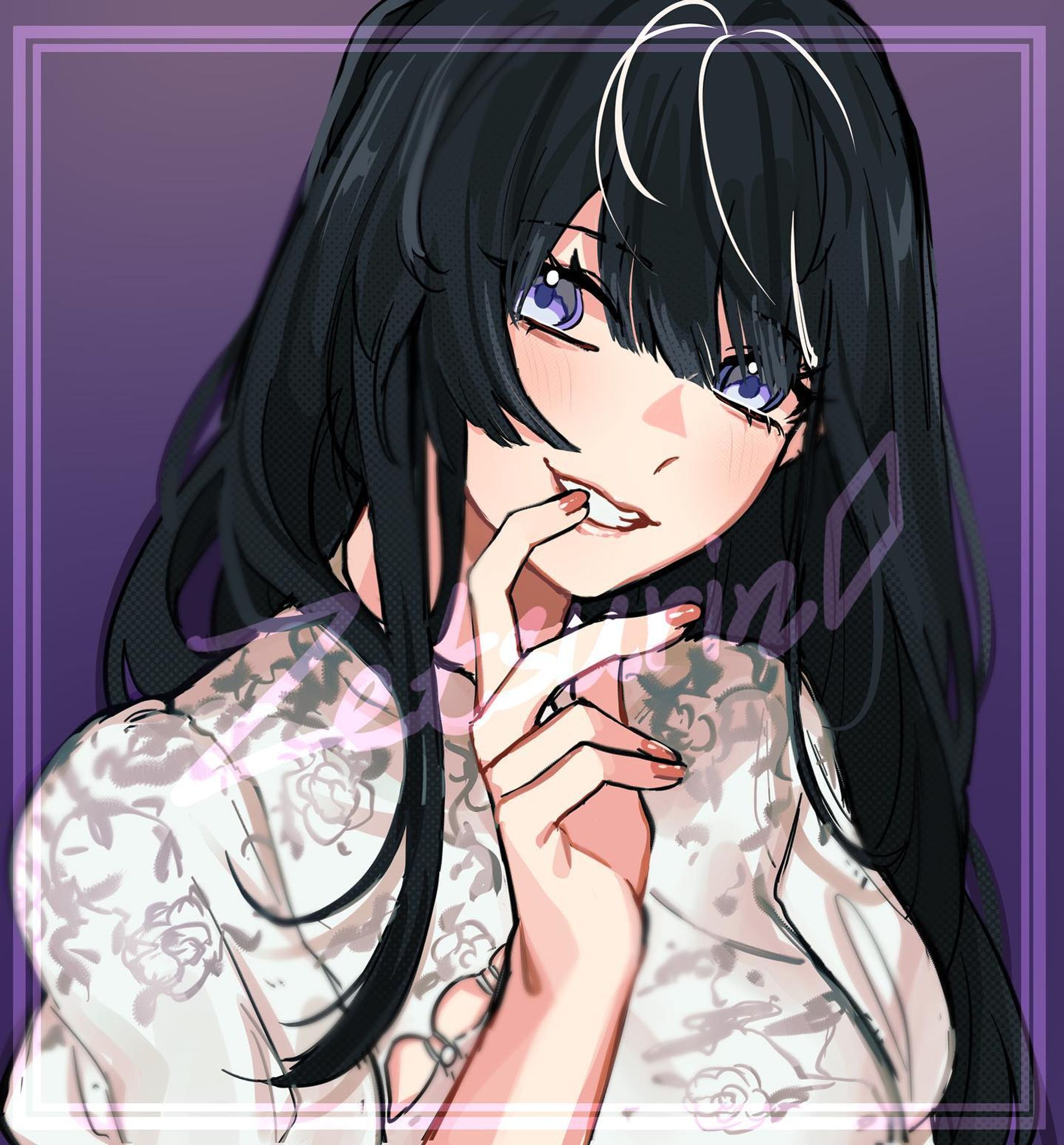 [Commission] sketch bust-up-1