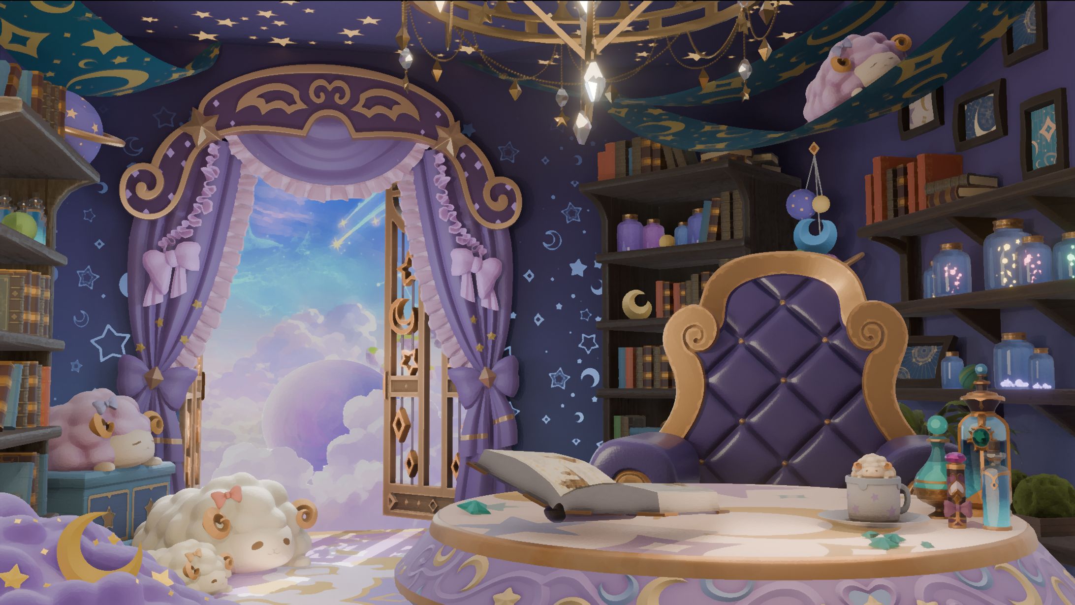 メイメイゆめこ様　動く配信背景-1