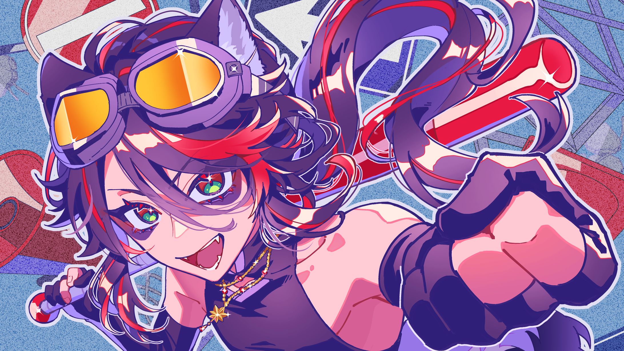 【work】MVイラスト - パンダヒーロー / 伊吹しろう-1