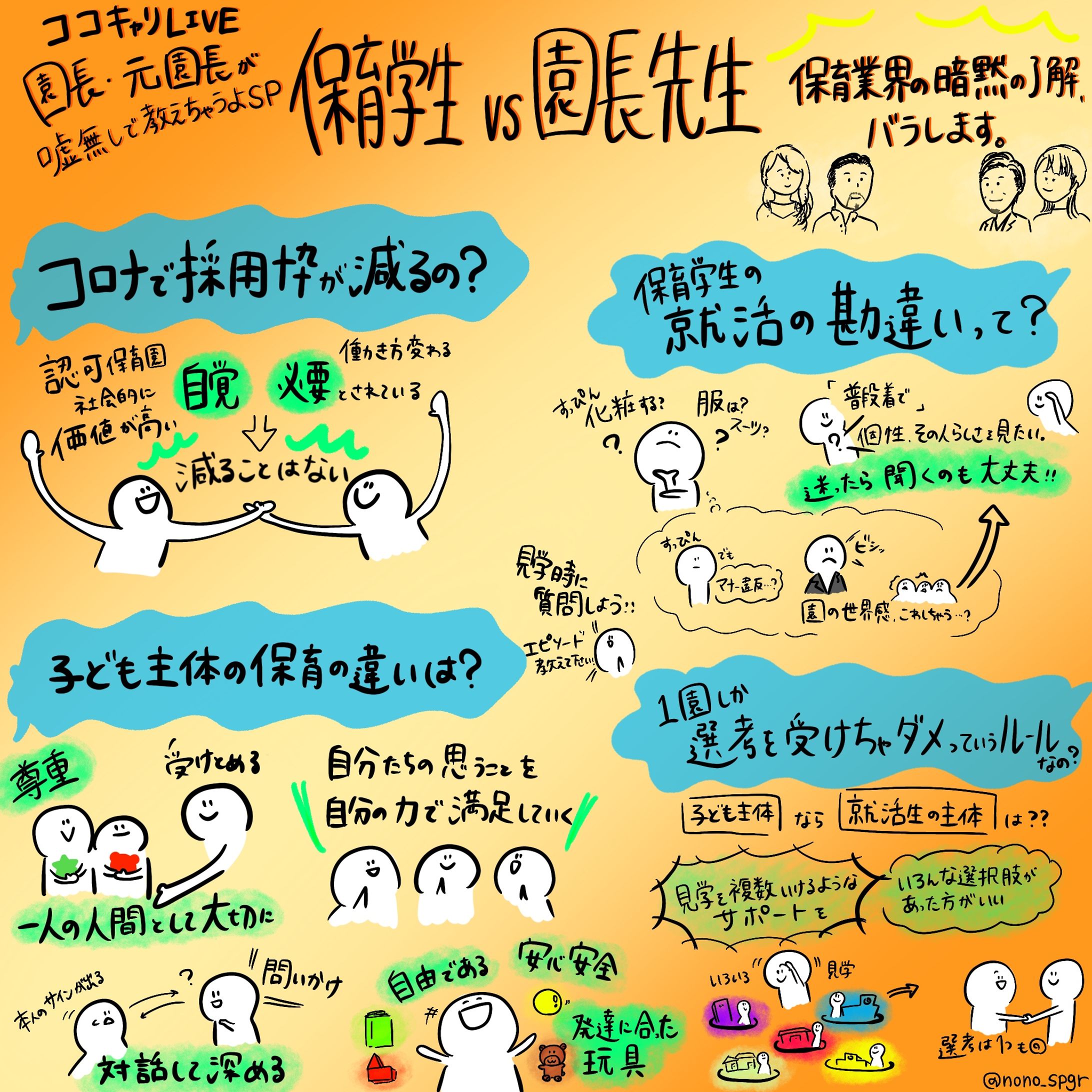 ココキャリLIVE『園長・元園長が嘘無しで教えちゃうよSP 保育学生VS園長先生』-1