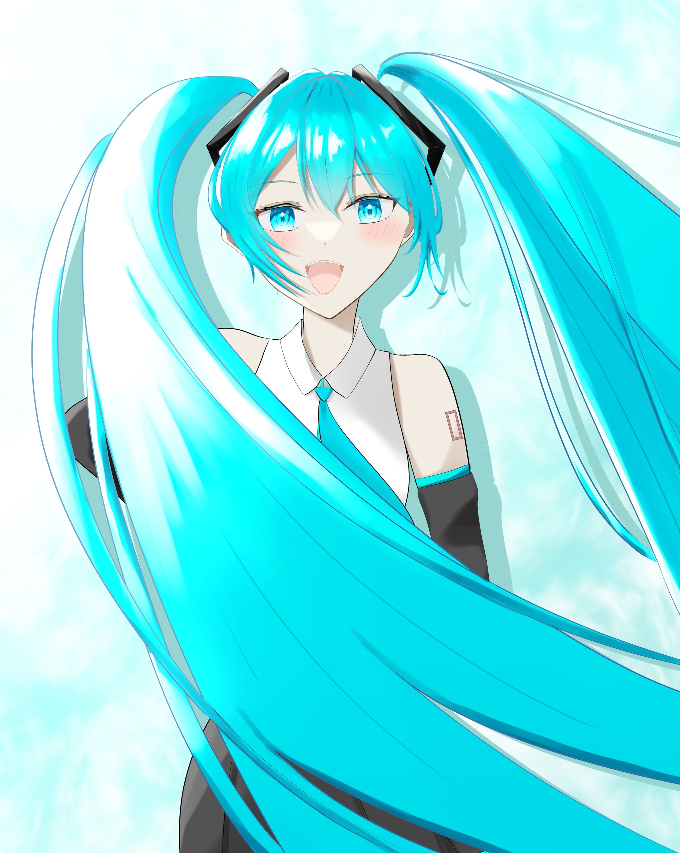 初音ミク　イラスト-1
