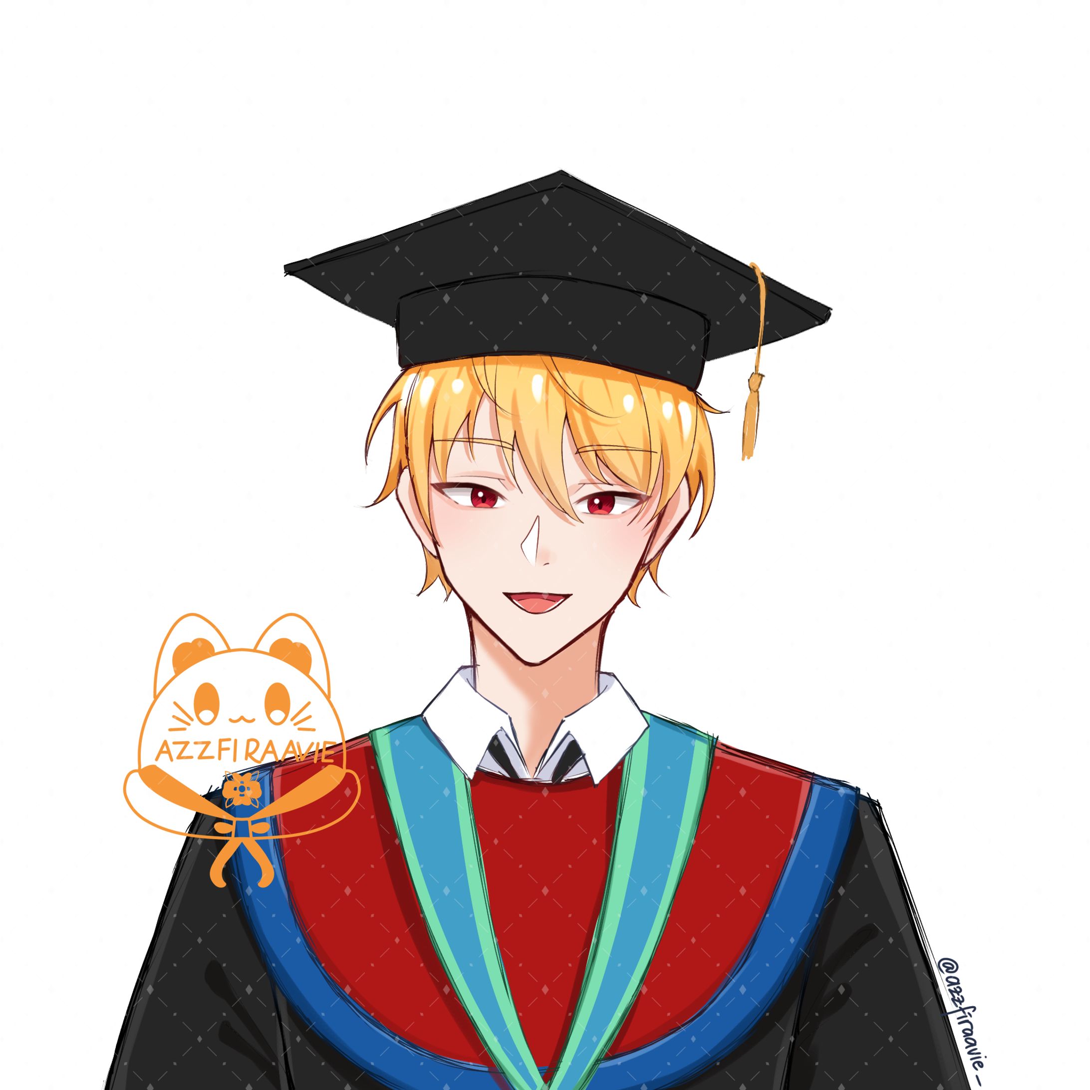 Gift Art - Colered Sketch (Bust Up)-1