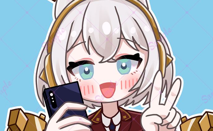 【SDイラスト】客将F様　SDイラスト