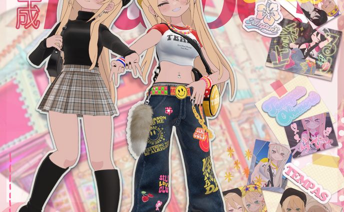 【3D制作】オリジナル衣装『HEISEI TRIBE!!』