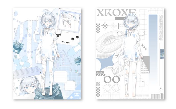 立ち絵、羽衣しろ