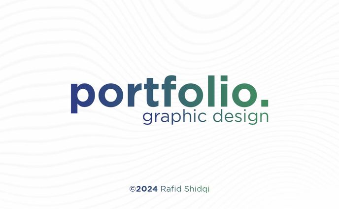 Portfolio 2024 - Rafid Shidqi