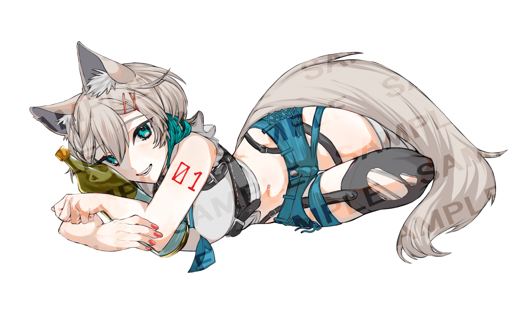 【Works】人物単体イラスト制作-1