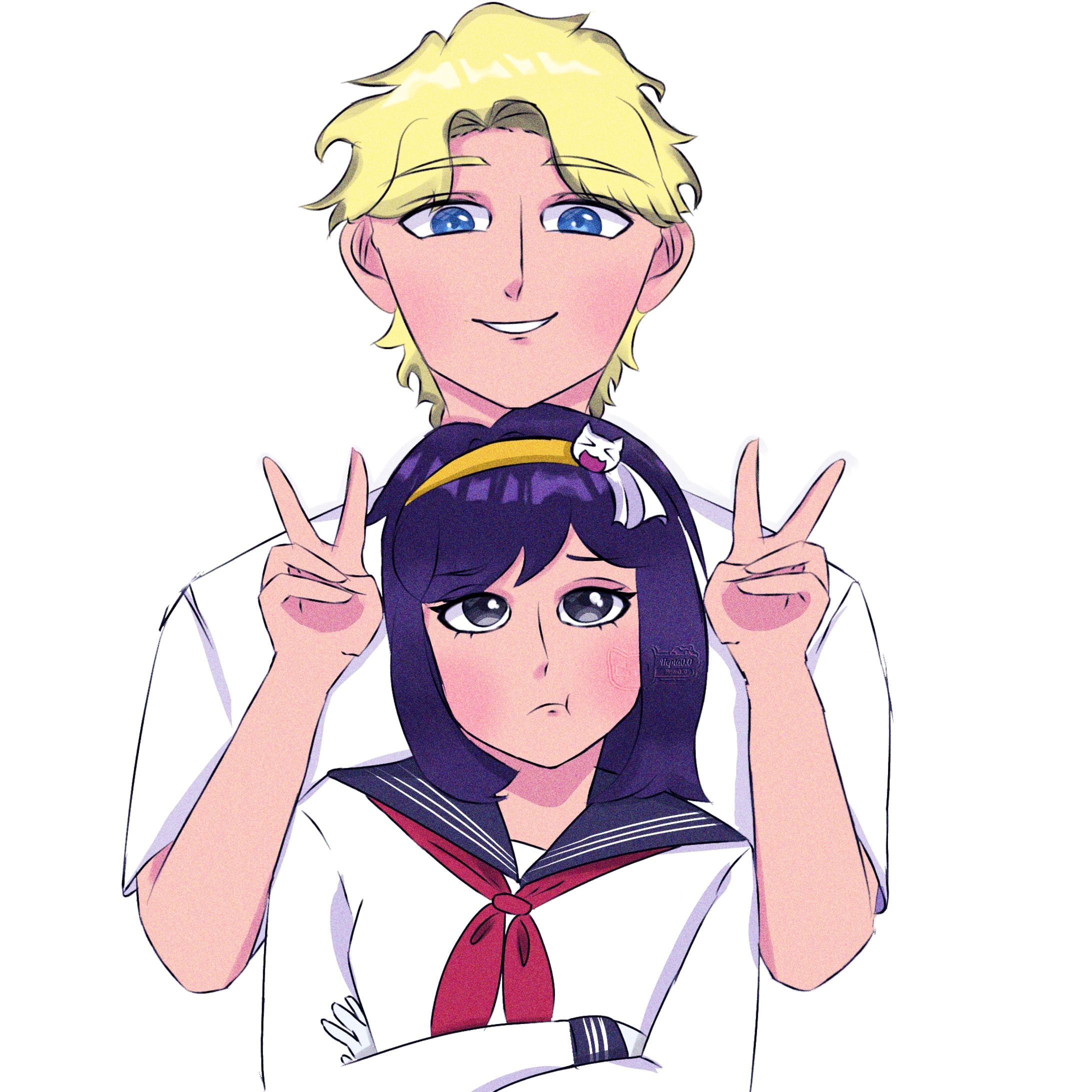 Couple Waist up/half body-1