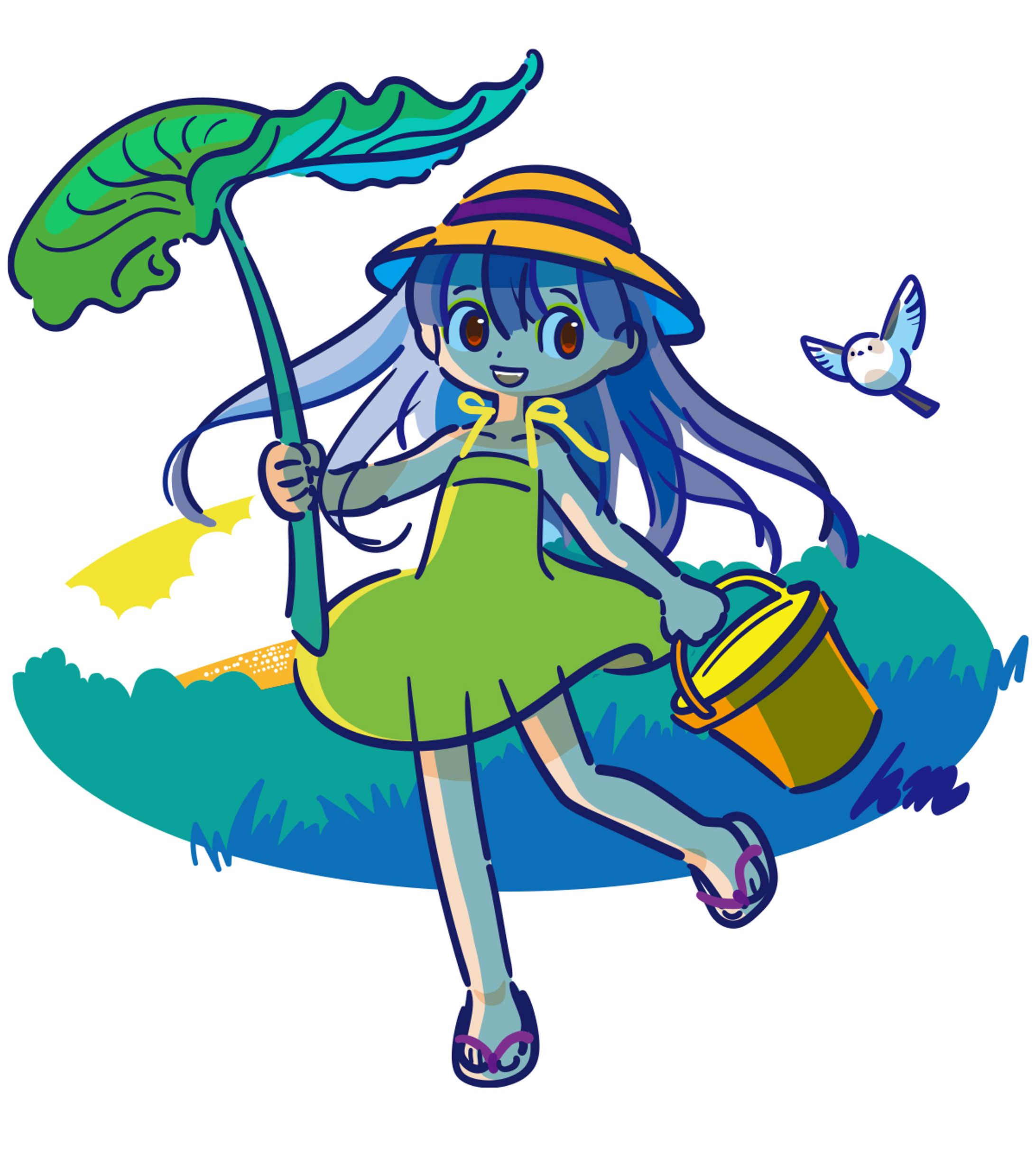 夏の朝-1