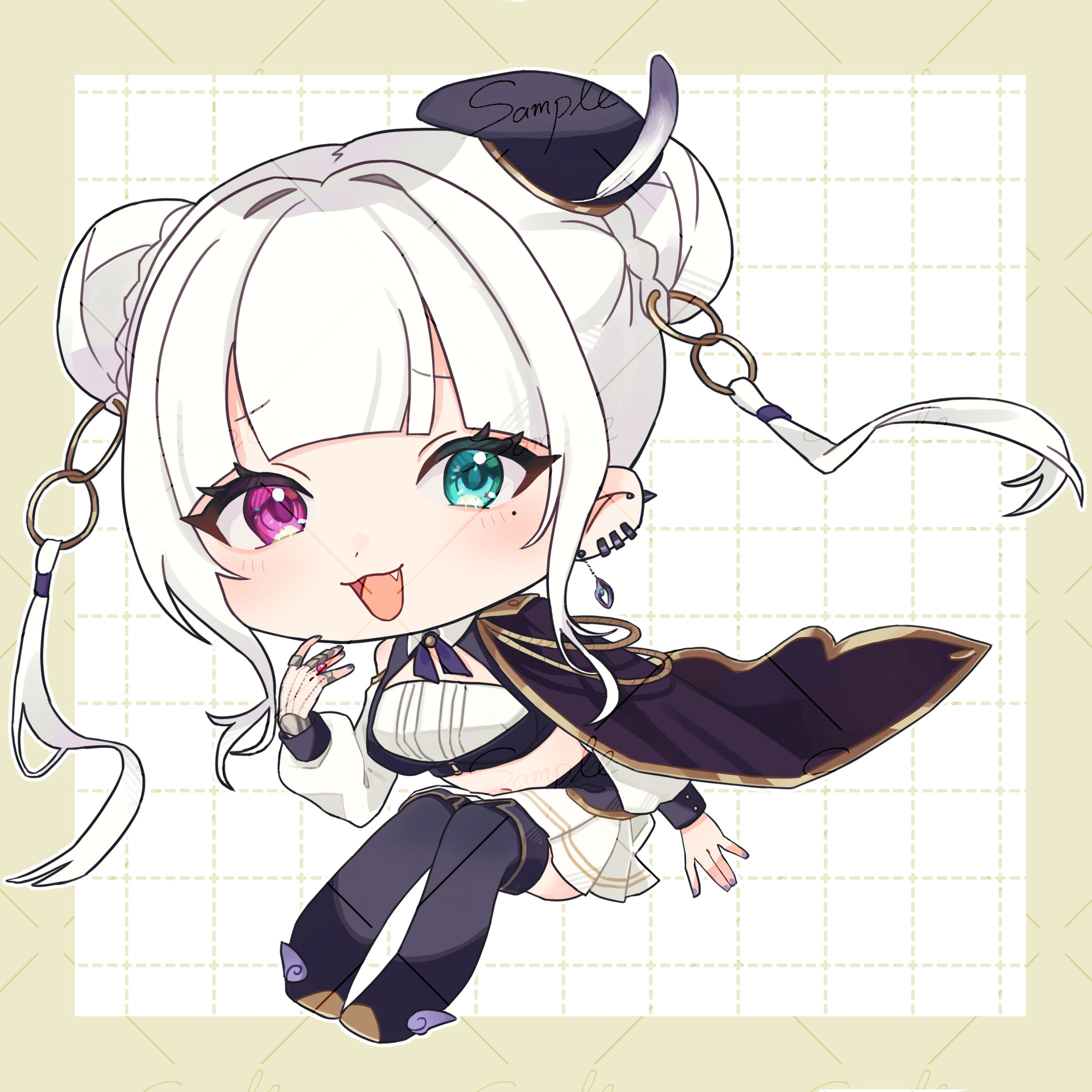 のあ様　SDイラスト・表情差分-1