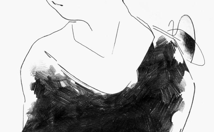 #ilustration #illustration #illustrator #illust #design #mono #monotone #pencil #girl #art #artwork #sketch
