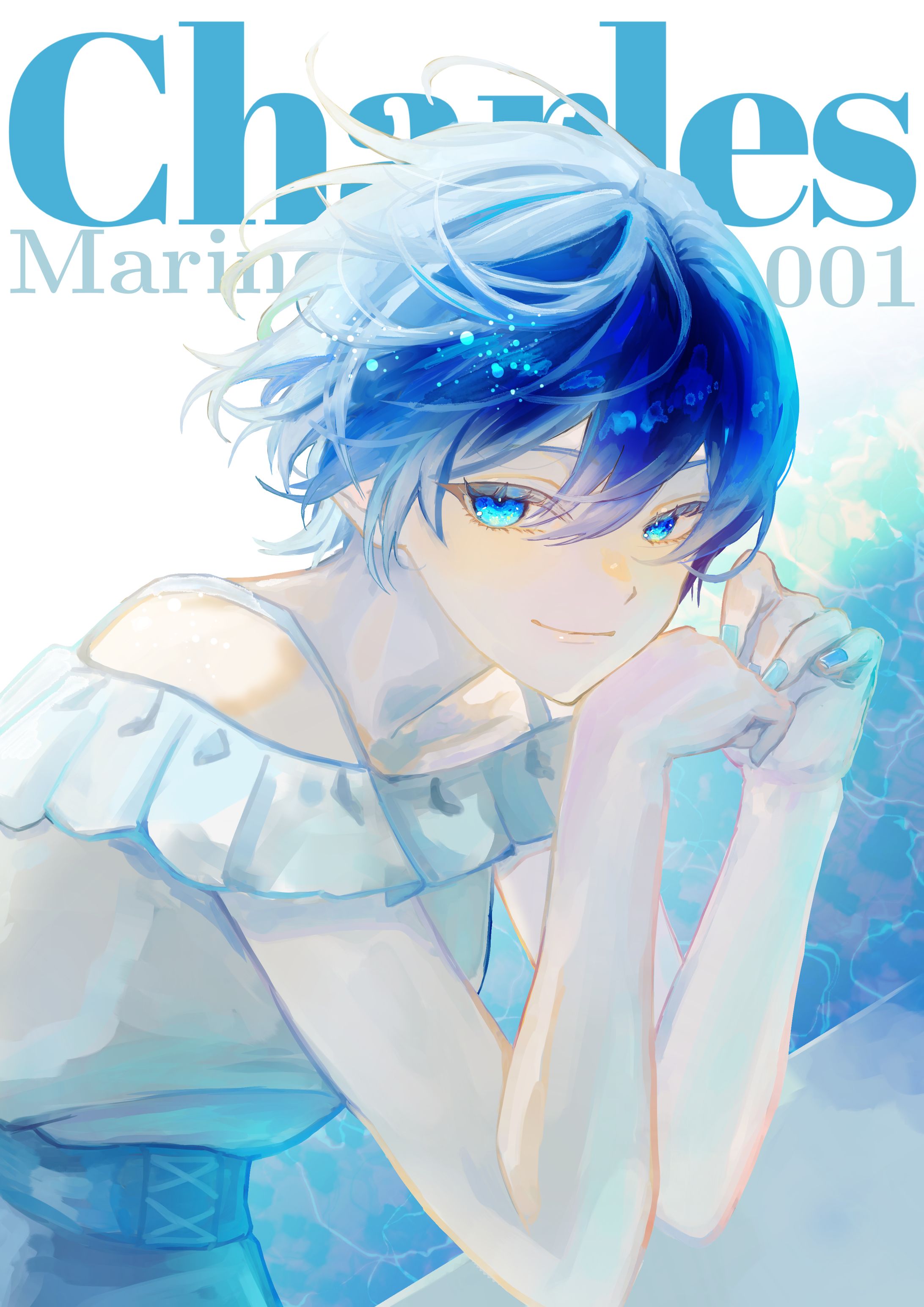 LapisLive所属 シャルル・マリンライト様 雑誌風コンセプトアート-1