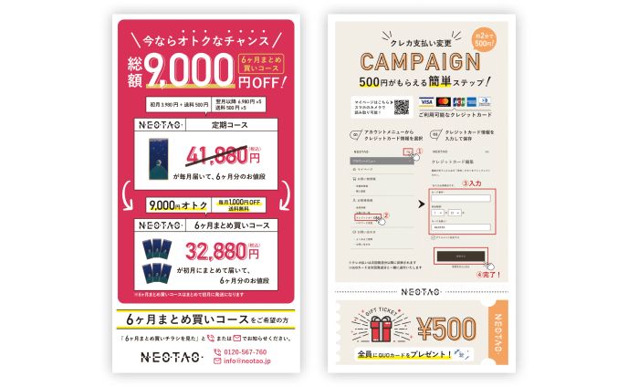 漢方由来サプリメント - 同梱物チラシ