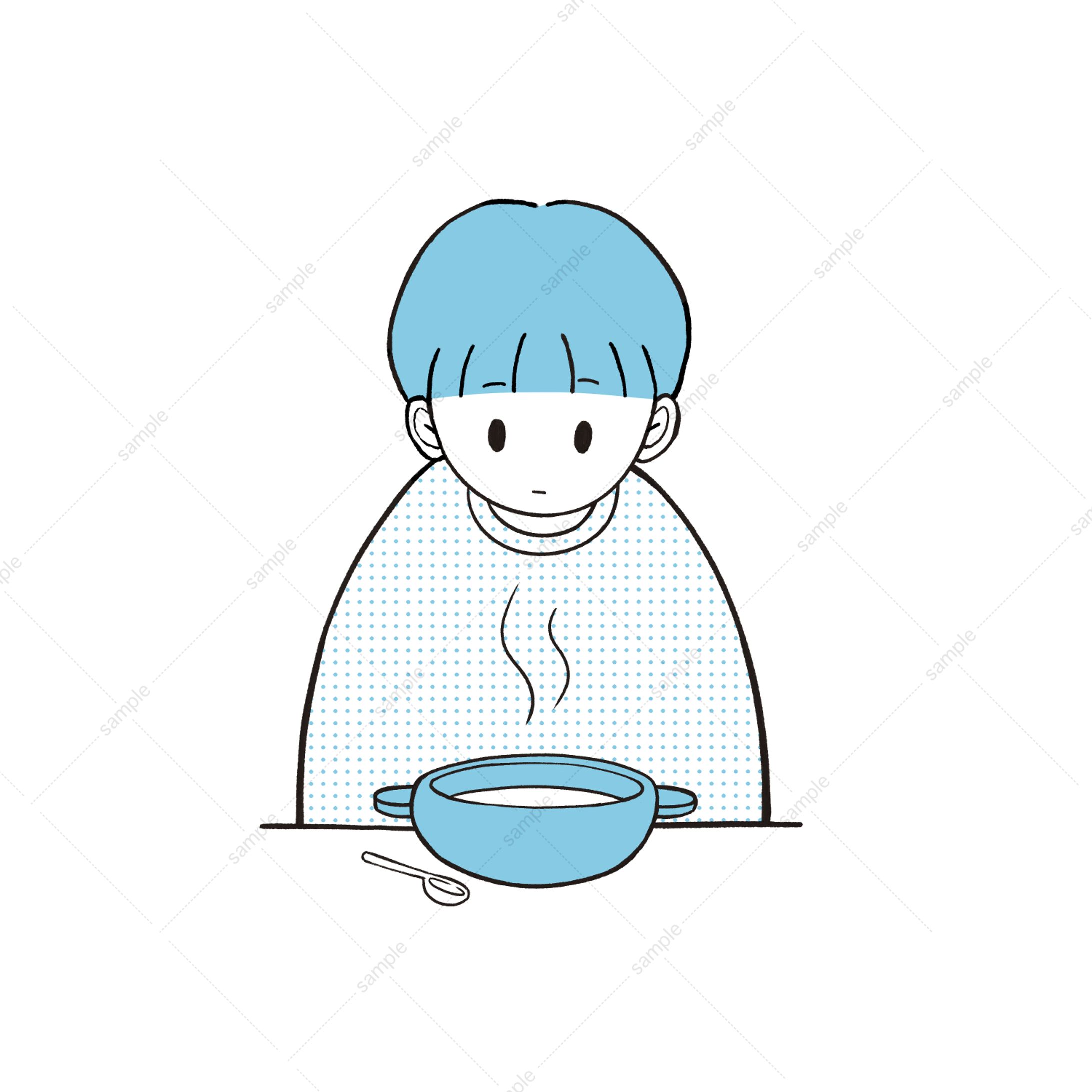 シンプルなカットイラスト（生活シーン）-1