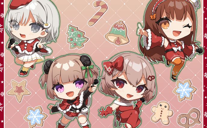 個人依頼　月ノ輪乃愛さん #のわのあChristmasライブ2023 用イラスト