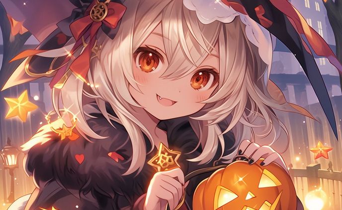 お菓子をくれないと、いたずらしちゃうぞ！Trick or Treat！