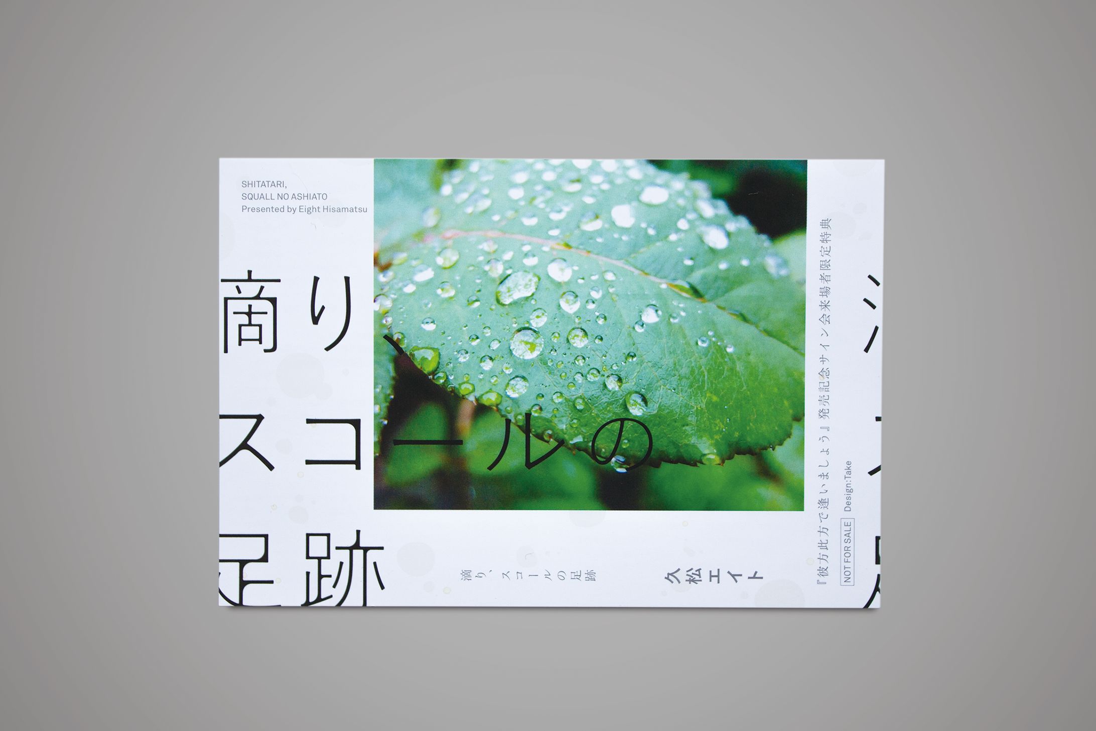 滴り、スコールの足跡-1