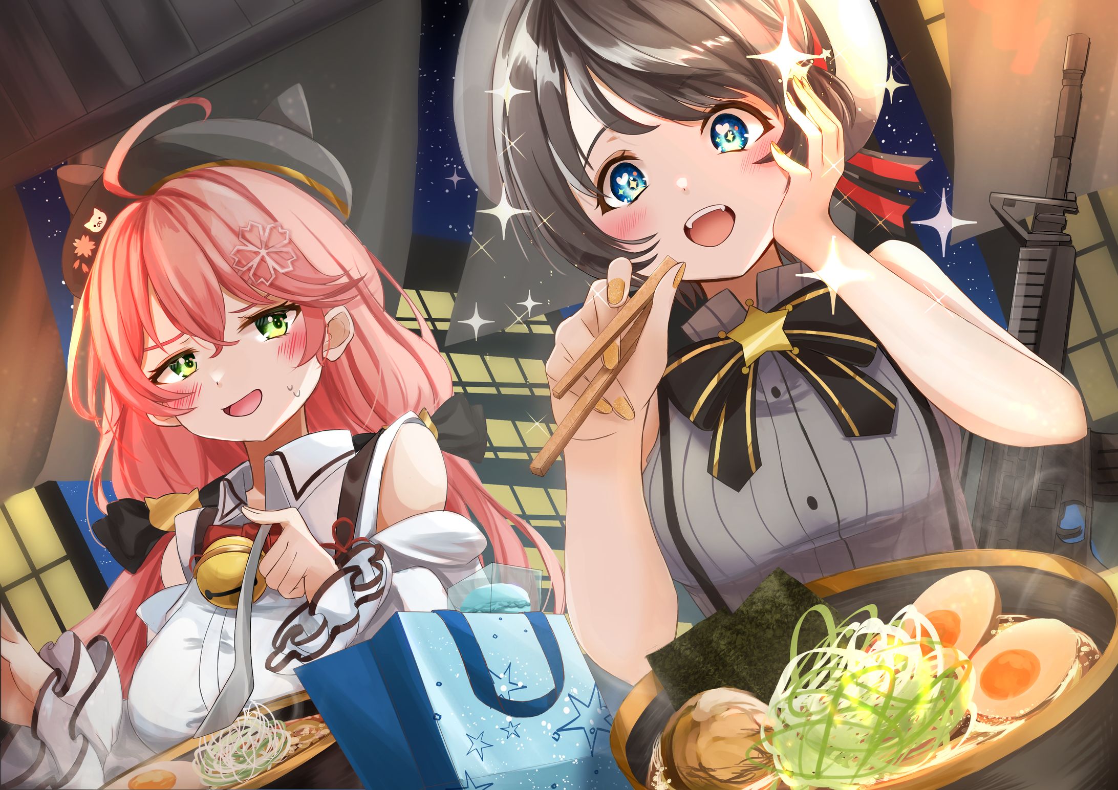 FAN ART |ホロライブ 大空スバル さくらみこ-1