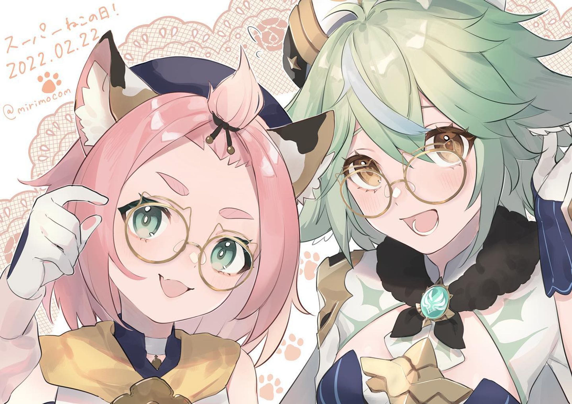 ·̩͙꒰ঌ GenshinImpact / Diona & Sucrose ໒꒱·̩͙
02.22.2022!! It's Cat's Day!
スクロースちゃんのストーリー読んでたら2人のツーショット描きたくなった🐈🧪
𓐄 𓐄 𓐄 𓐄 𓐄 𓐄 𓐄 𓐄 𓐄 𓐄 𓐄 𓐄 𓐄 𓐄 𓐄 𓐄 𓐄 𓐄 𓐄 𓐄 𓐄 𓐄 𓐄
#イラスト #いらすとぐらむ #絵描きさんと繋がりたい #猫の日 #スーパーねこの日  #スーパー猫の日20220222 #原神 #原神イラスト #ディオナ #スクロース #タイムラプス #イラストメイキング #illustration #clipstudiopaint #processart #catsday #genshinimpact #genshinimpactfanart #diona #sucrose-1