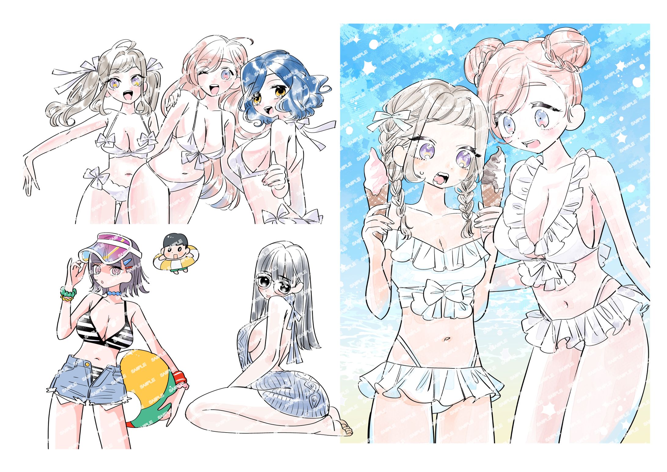 カラーサンプル 女の子-1