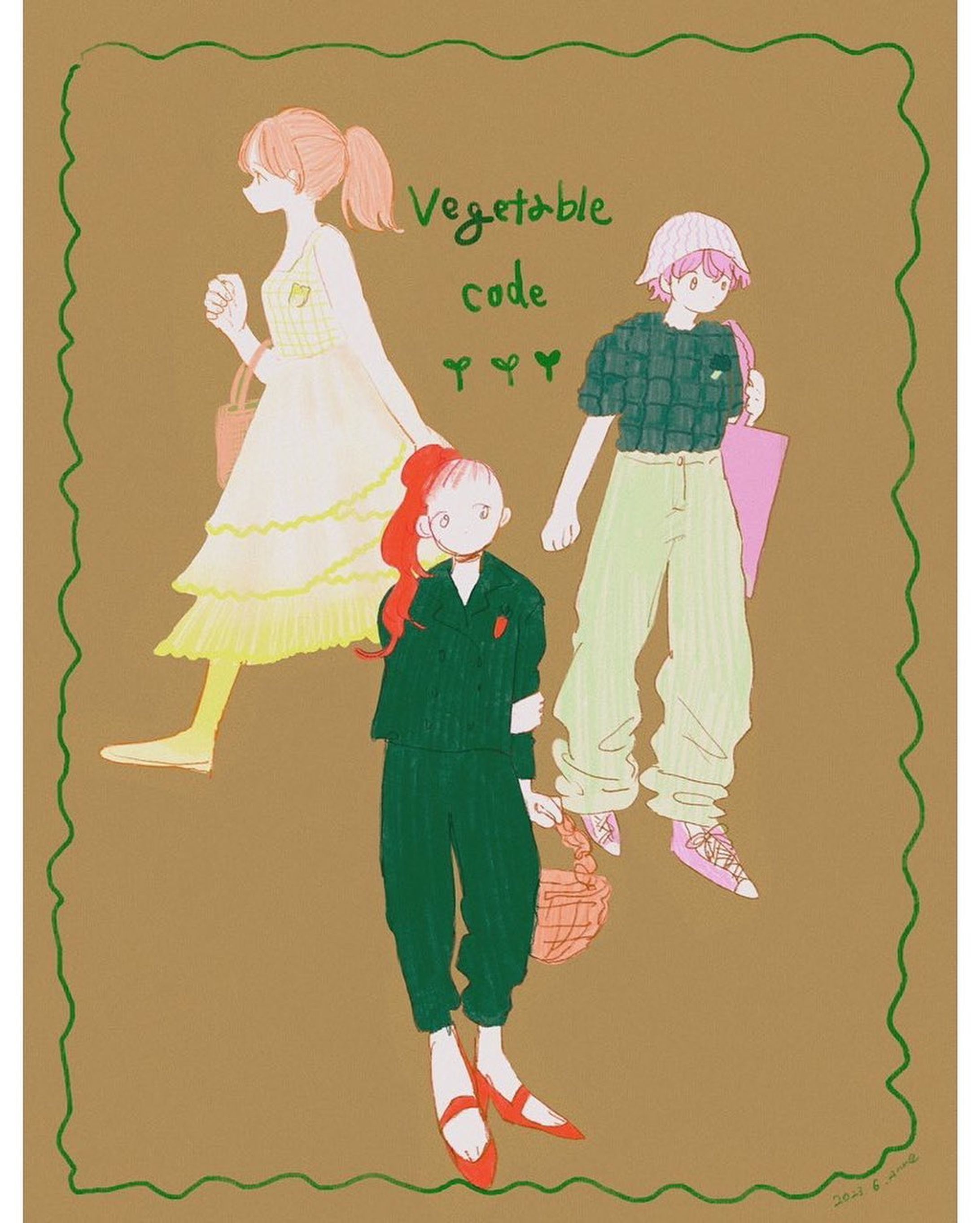 .
🥕🥦🥬code
.
.
.
.
.
暑い夏こそ野菜を食べよう
.
.
#illust #illustration #illustgram #art #いらすとぐらむ #イラストレーター #イラスト #イラストグラム #シンプルイラスト #일러스트 #일러스트레이션  #drawing #kawaii #kawaiigirl  #絵描きさんと繋がりたい  #デジタルイラスト #ガールズイラスト #女の子イラスト  #refrigerator #refrigeratorroom  #軽美術部 #軽美術部のみんなでフォローし合おう #anipiccom  #anipraillustration  #kurita_irasuto  #アマネイト  @kurita_irasuto  @keivi.jp @amanate.official-1