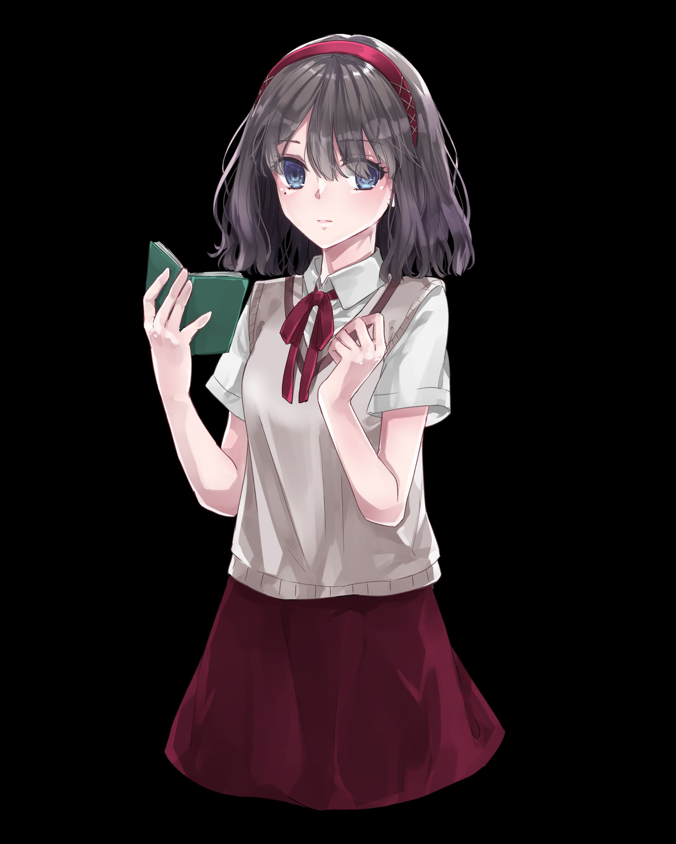 キャラクターデザイン（雨宮紗夜）-1