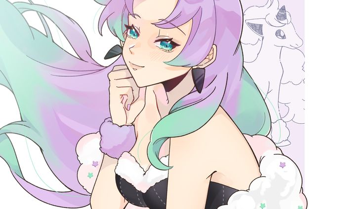 アイコンイラスト/ポニータ擬人化