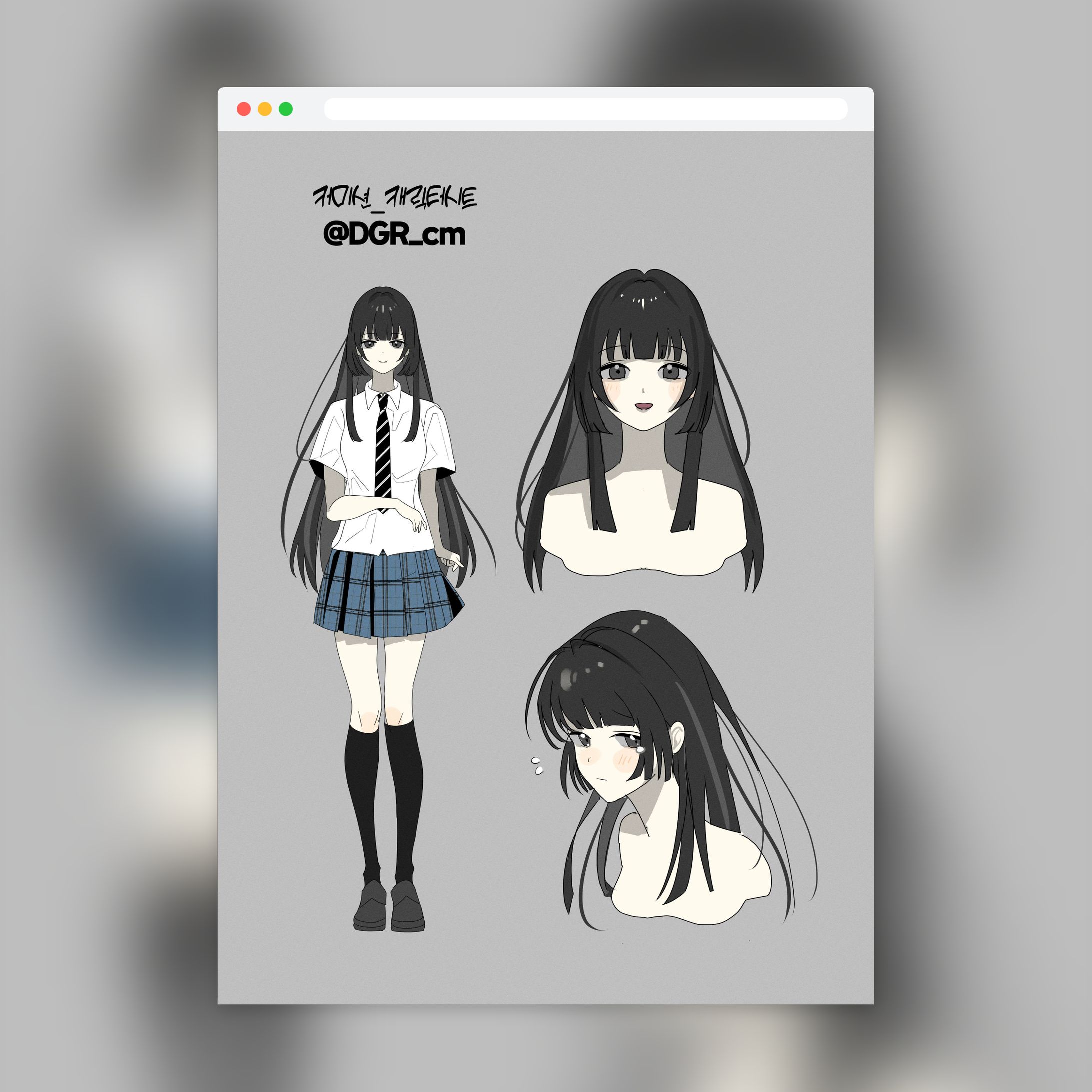 シンプルなキャラクターシート-1