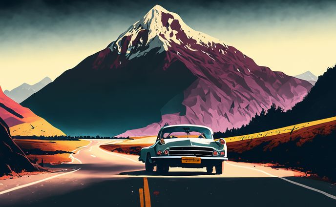クラシックカーのイラスト II