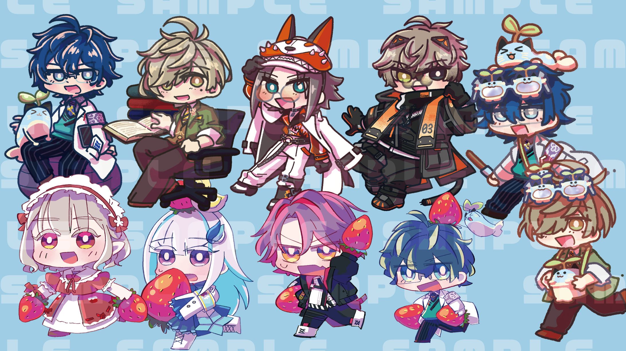 イラストサンプル（デフォルメ）-1
