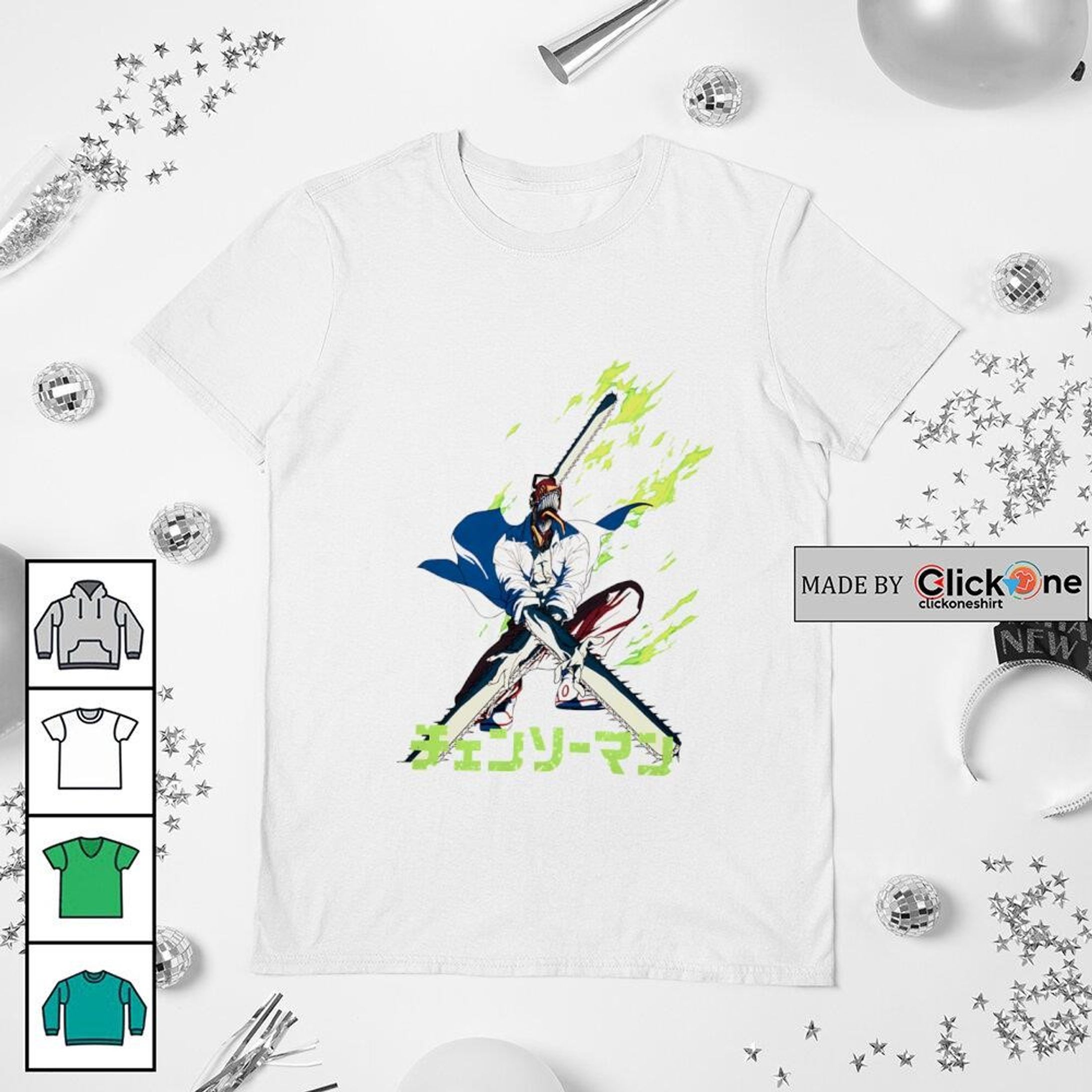 Blue Flame Devil – Dark Anime Tribute Tee-1