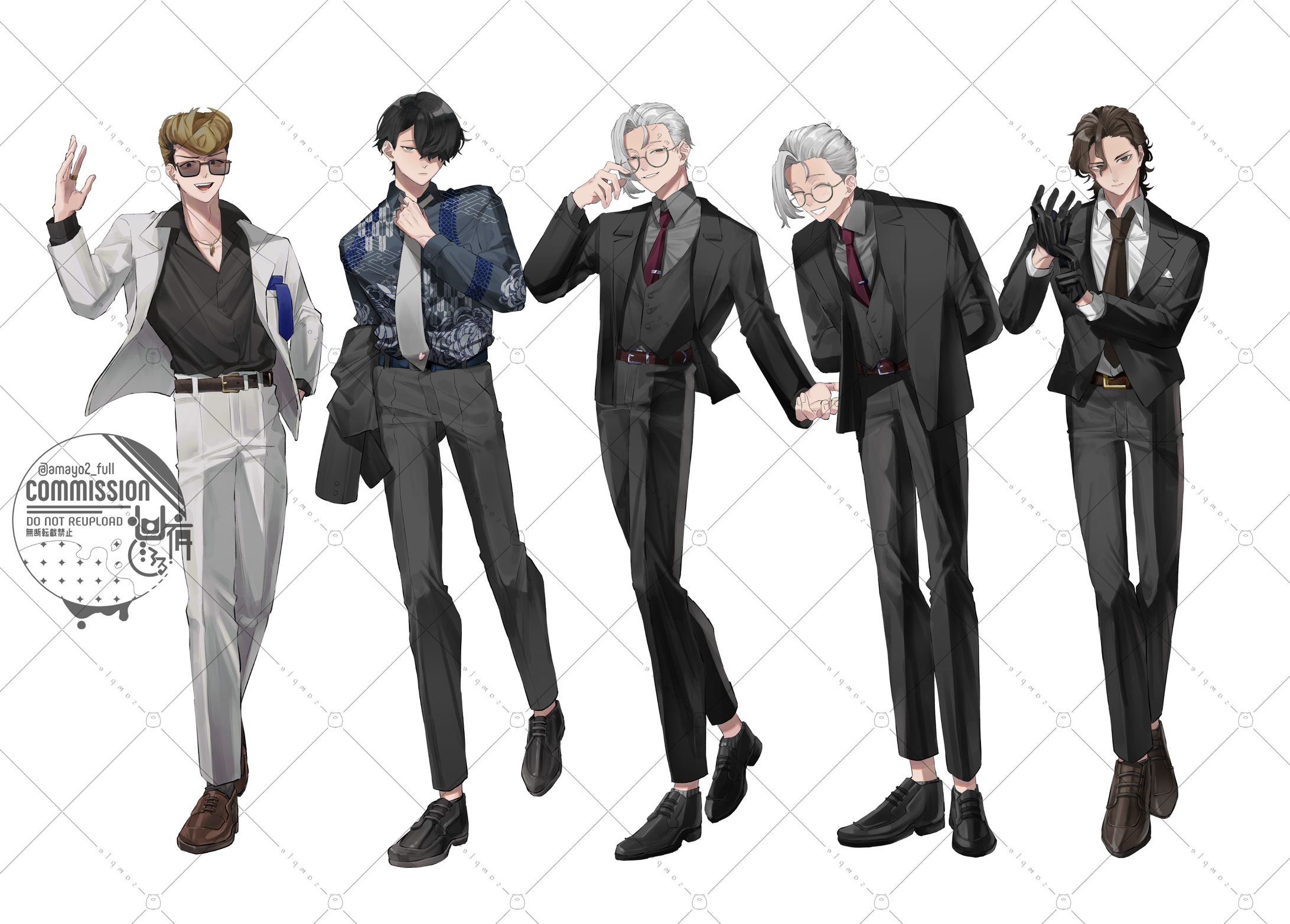 【ご依頼】TRPG用立ち絵5枚-1