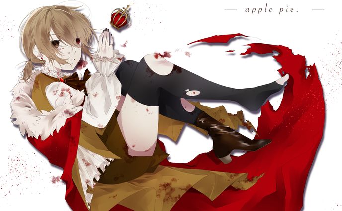 スイーツイメージイラスト　アップルパイ