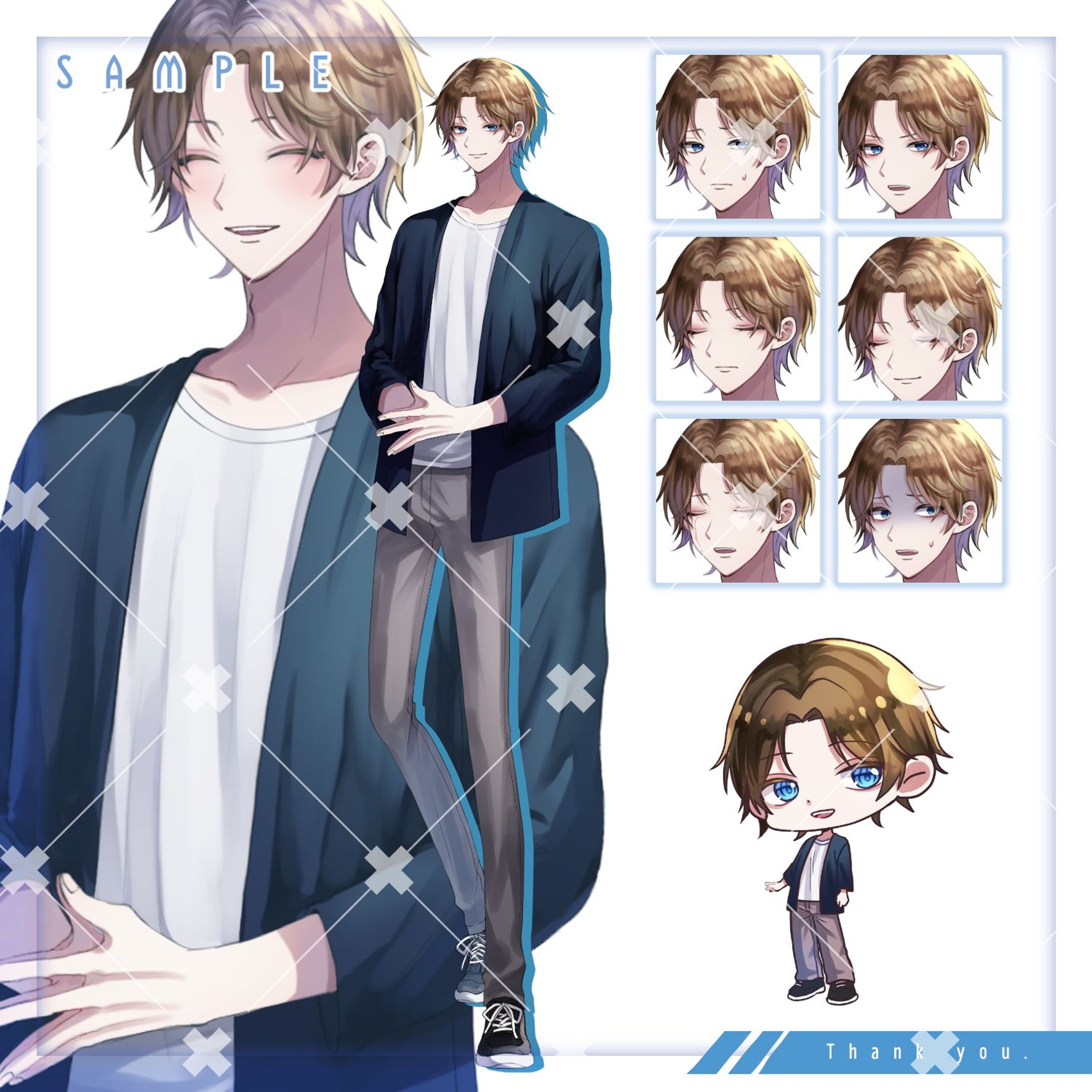 【実績】TRPG用全身立ち絵-1