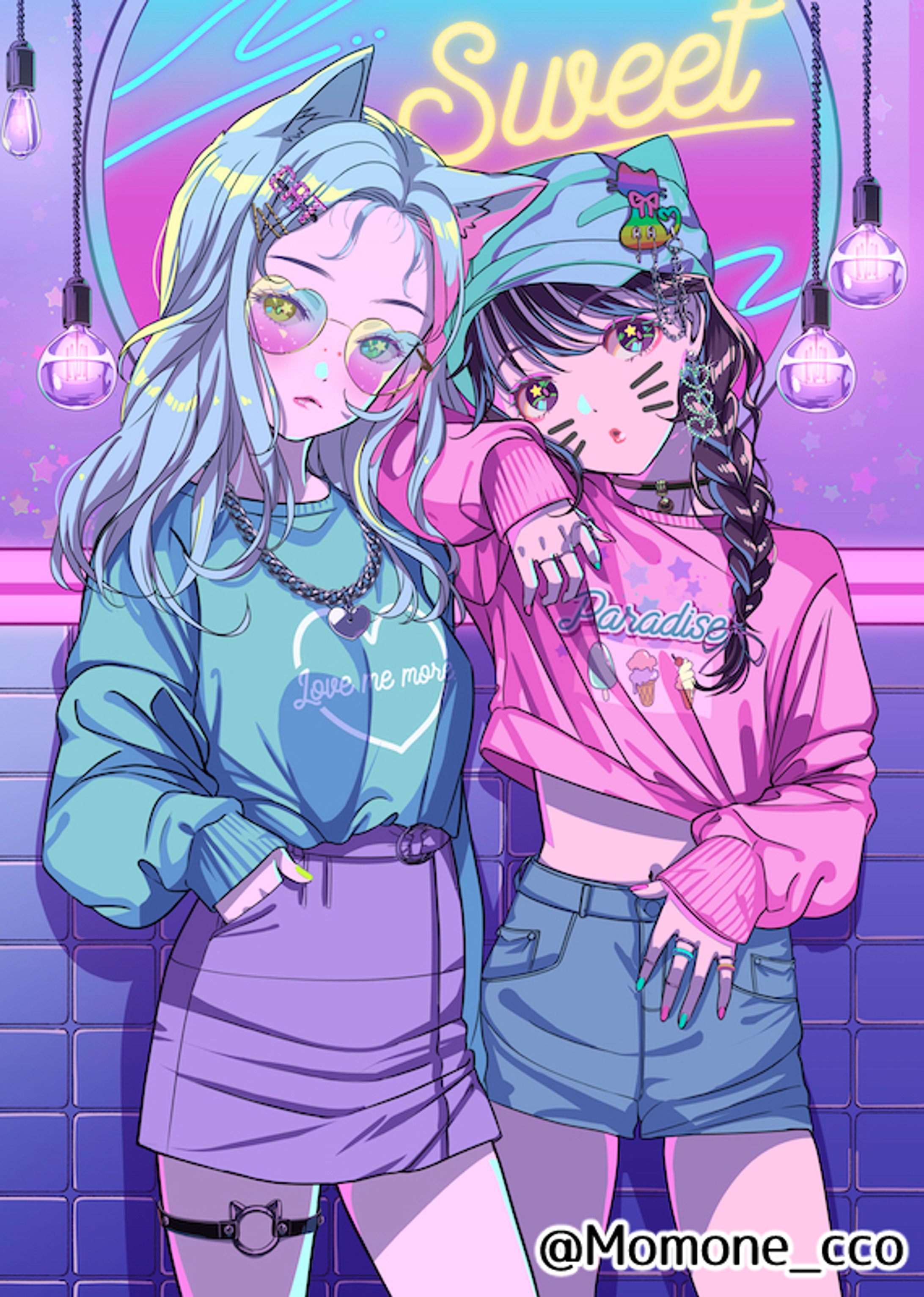 Neon girls-1