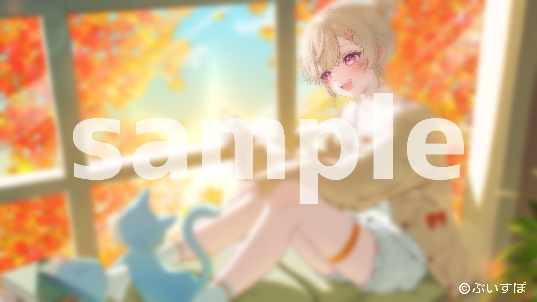 【企業】ぶいすぽっ！所属 小森めと様11月メンバーシップ限定壁紙イラスト-1