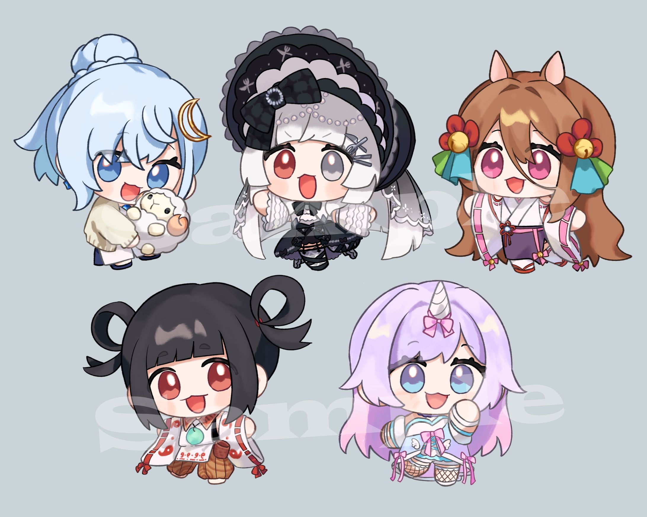 交差展 ご当地Vtuberコラボ デフォルメイラスト-1