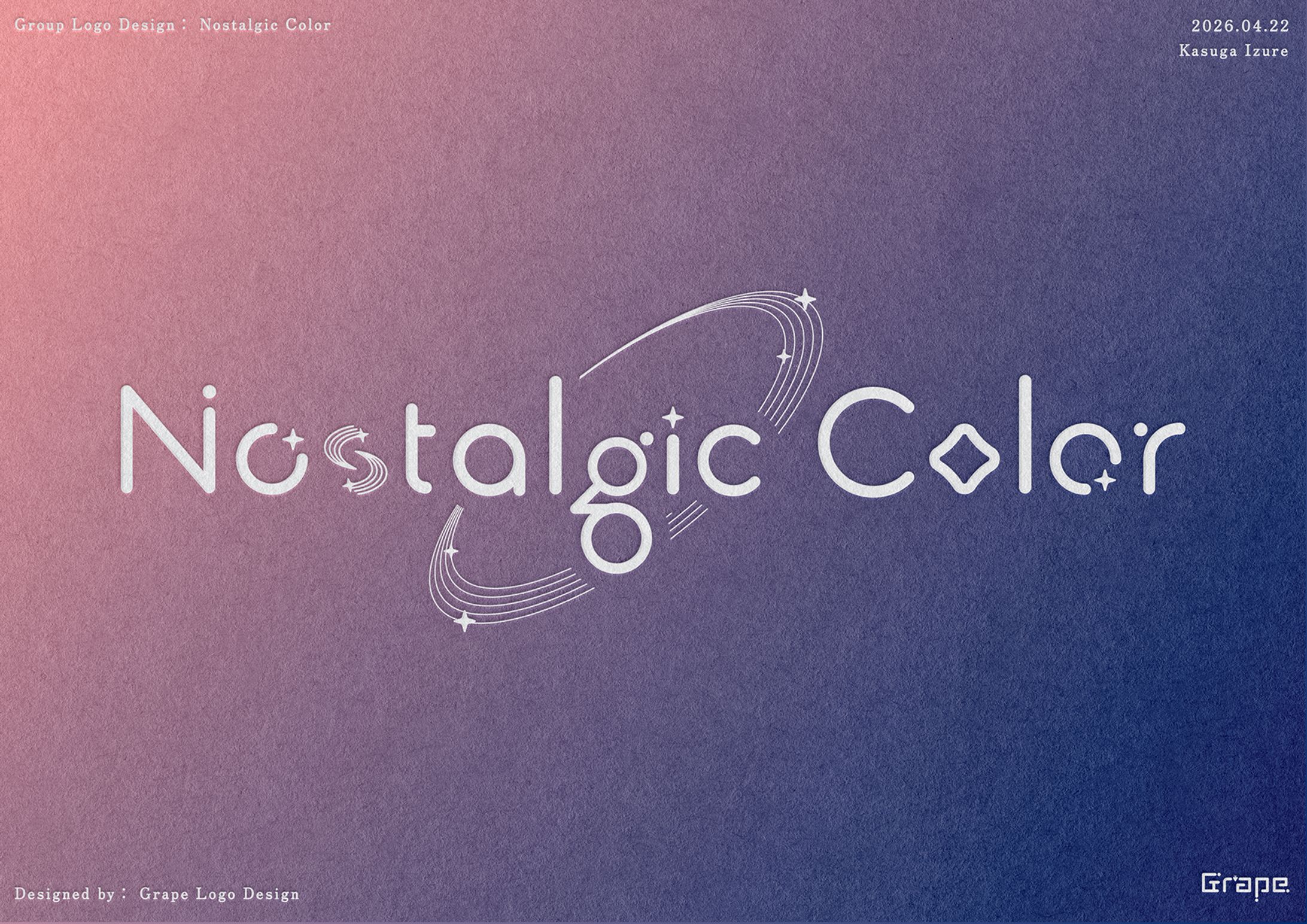 春日いづれ様 サークルロゴ「Nostalgic Color」-1