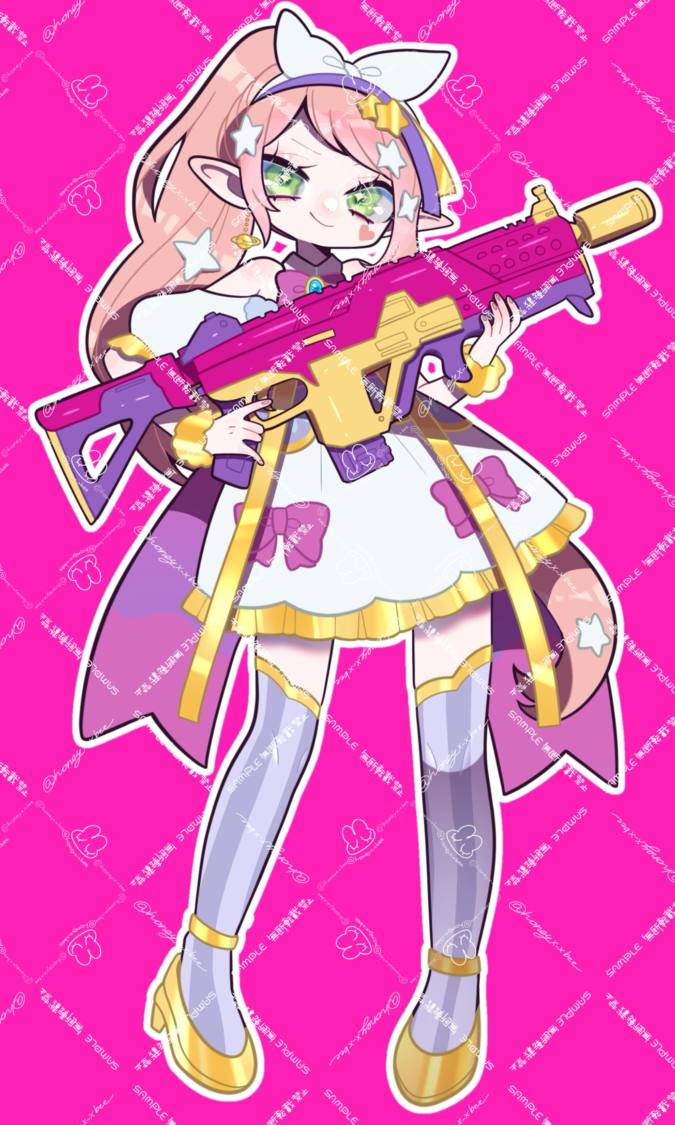 愛月リラ様 イラスト2点-1