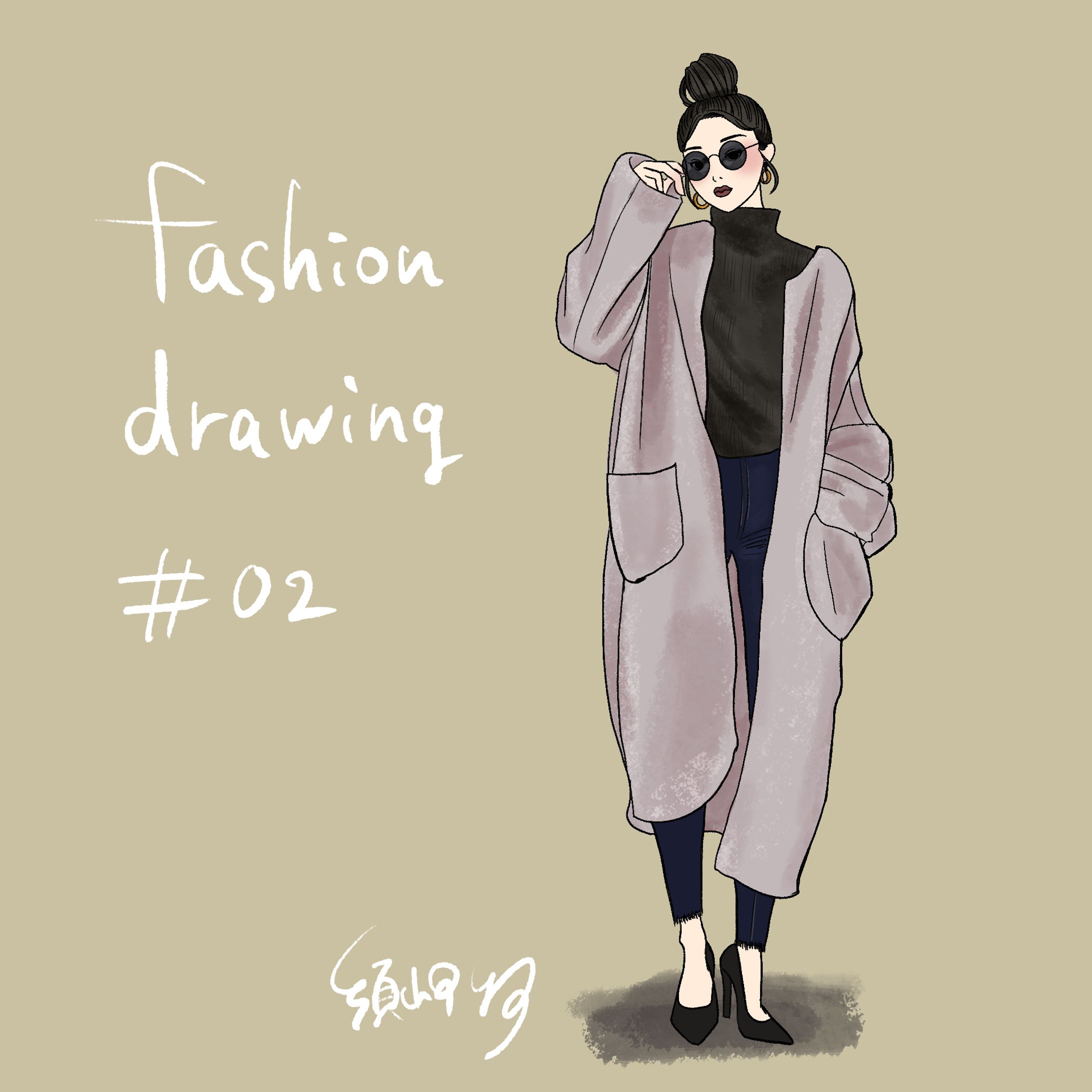 fashion  drawing #02-1