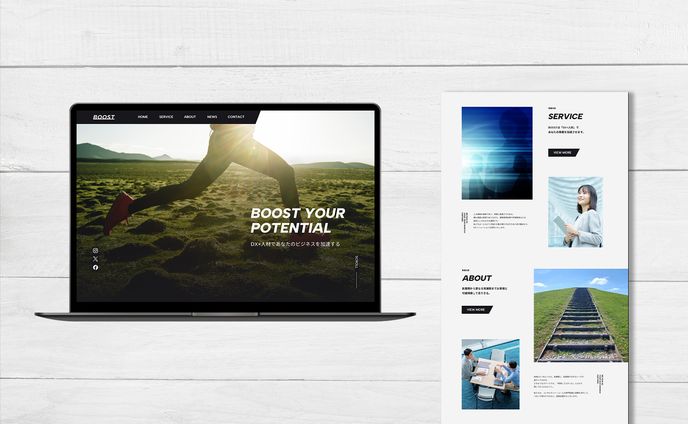 CORPORATE WEBSITE(PC) / 人材派遣