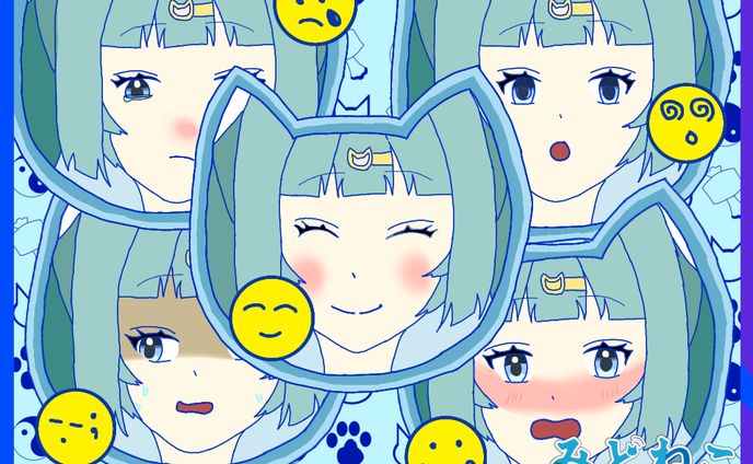 表情差分　みどねこ 