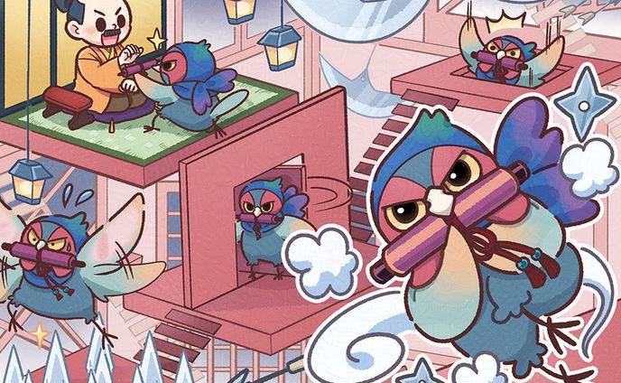 【ご依頼】コスミック出版様「もふもふかわいい！まちがいさがし2026年5月号」まちがいさがしイラスト