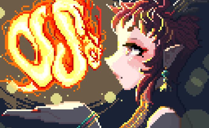 css、ドット絵